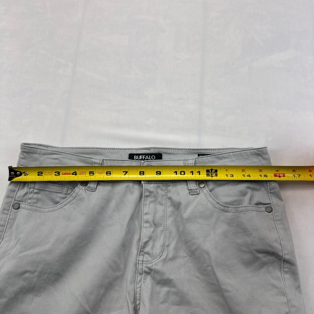 Buffalo David Bitton Pants Womens 6/28 Gray Classic Five-Pocket Straight Leg - Picture 5 of 7